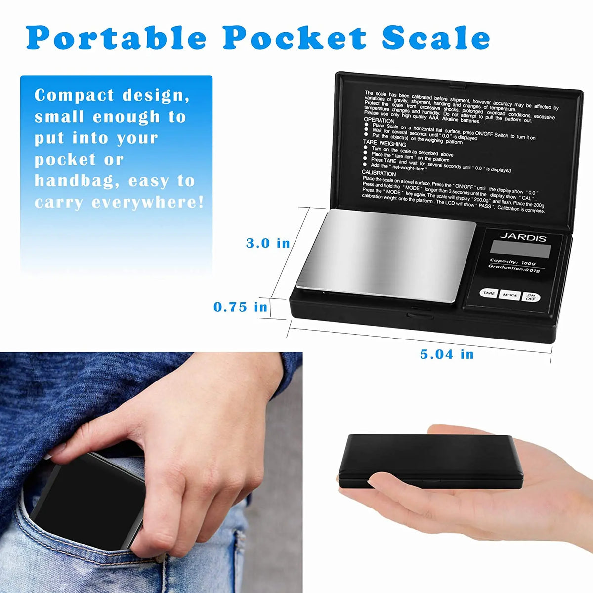 JorVet Portable Digital Scale