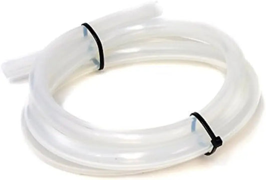 HPS HTSVH6-CLEARx10 Clear 10' Length High Temperature Silicone Vacuum Tubing Hose (60 psi Maxium Pressure, 1/4" ID) - Viking Lab Supply