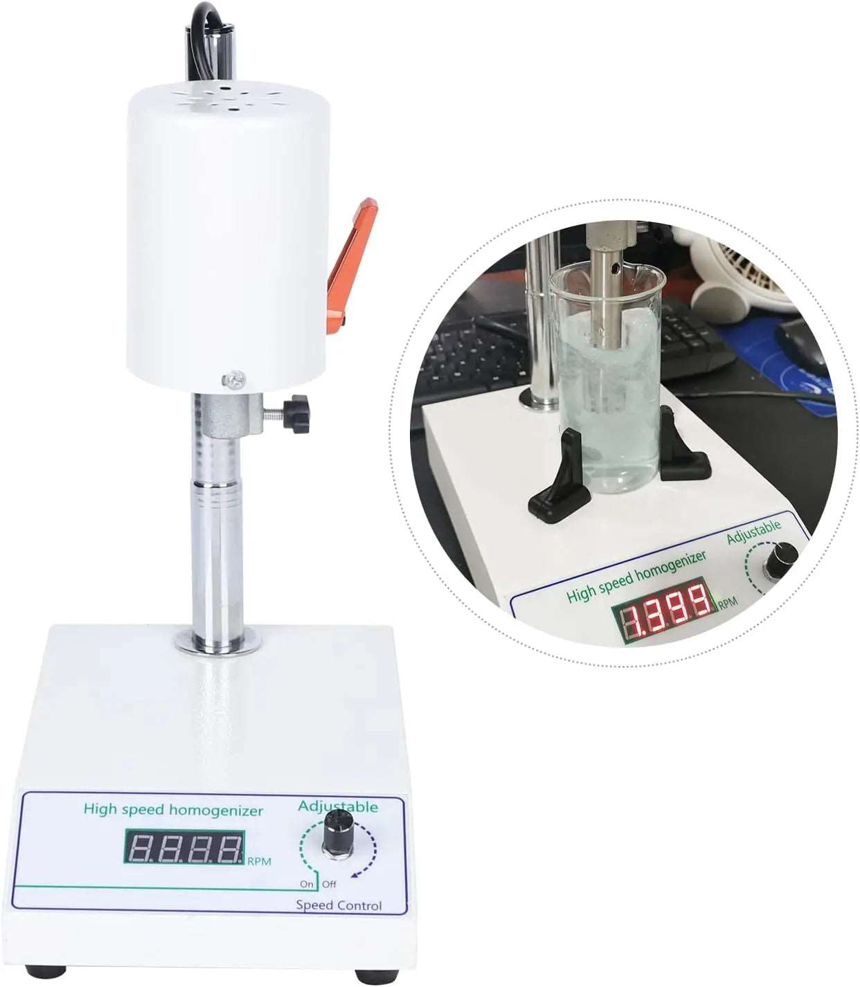 High Speed Homogenizer Lab Disperser Emulsifier - Viking Lab Supply