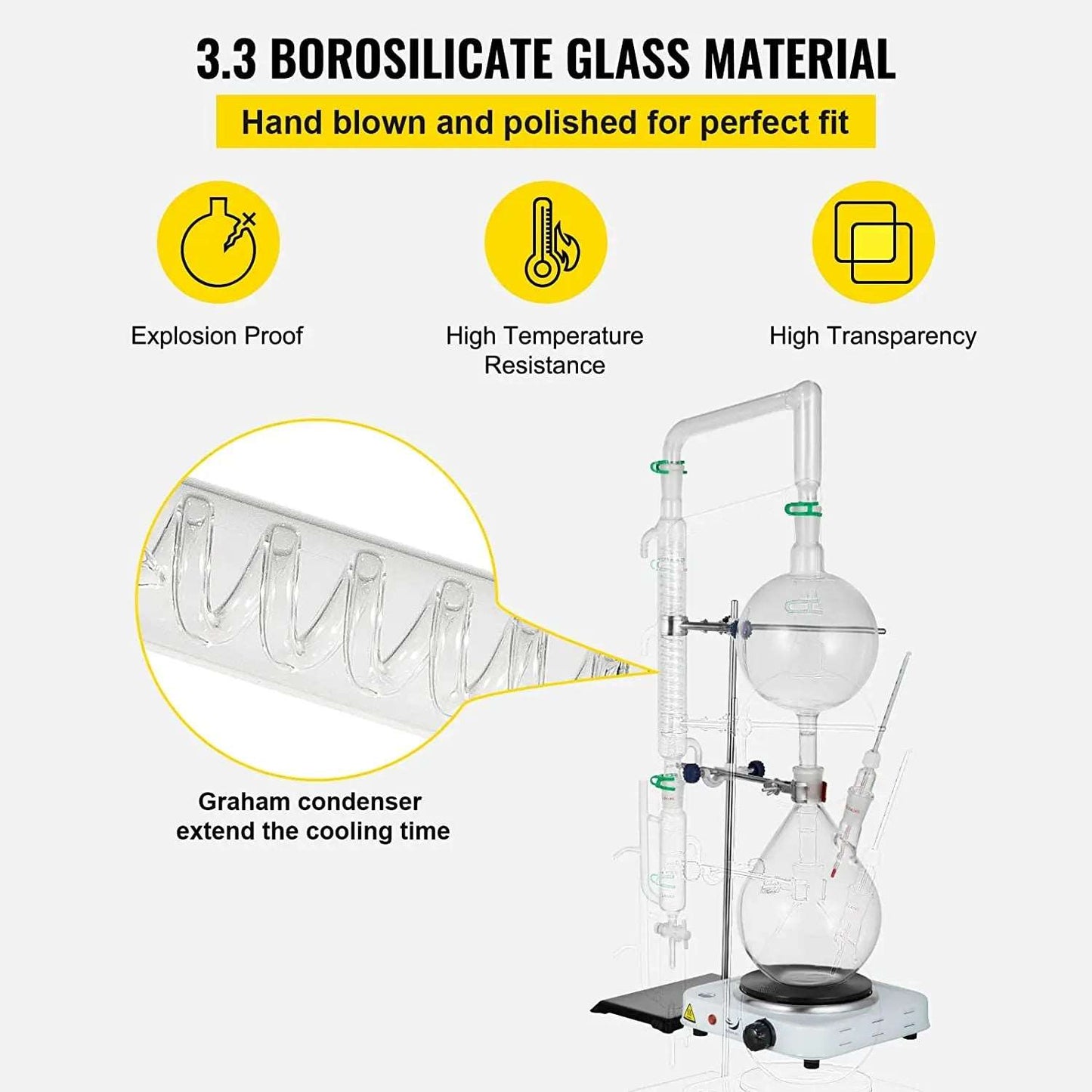 Steam Distillation Kit - 2L - Viking Lab Supply