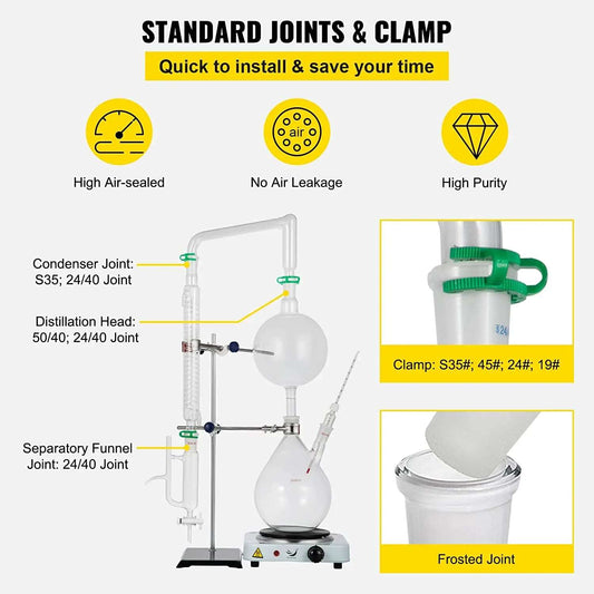 Steam Distillation Kit - 2L - Viking Lab Supply