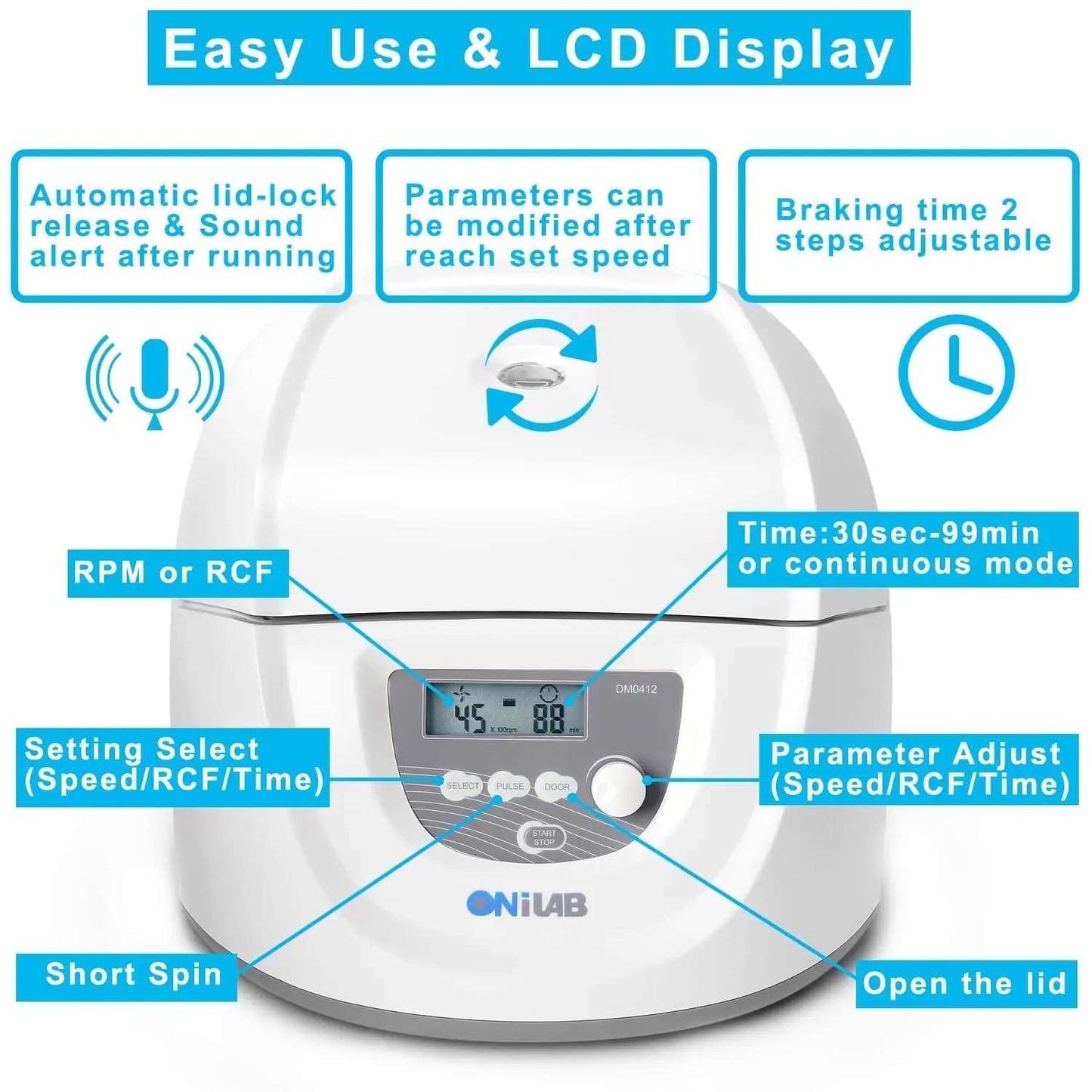 50ml Lab benchtop Centrifuge Machine - Viking Lab Supply