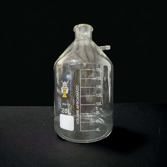 Carboy w/ Vac Port - 20L - (65/50) - Viking Lab Supply