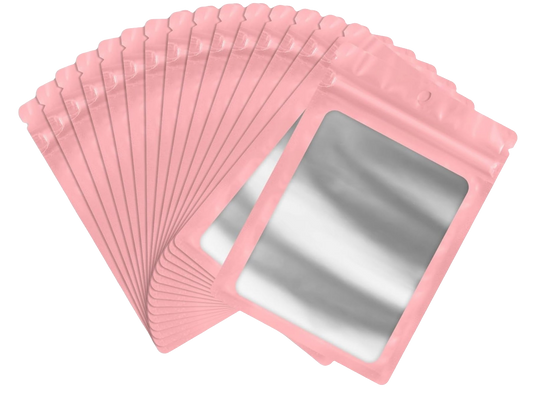 Pink 1g mylar bags sold here