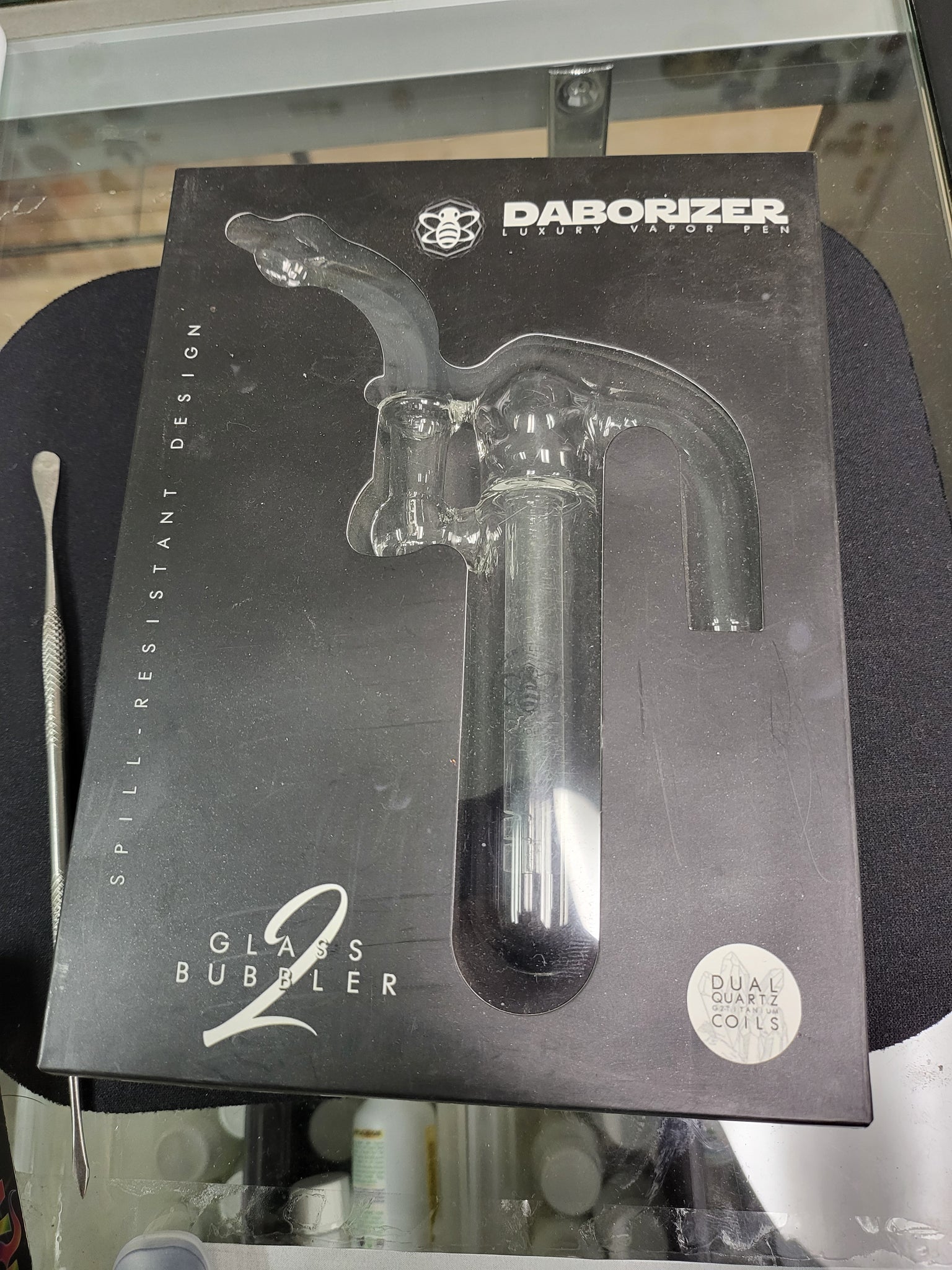 Daborizer ''Quartz Oil RIg'' Water Percolator 2.0 Bubbler, Quartz Dab Rig sold by Viking Lab Supply