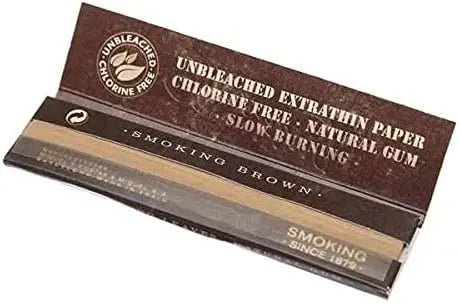 Smoking Brown King Size Rolling Papers - Viking Lab Supply