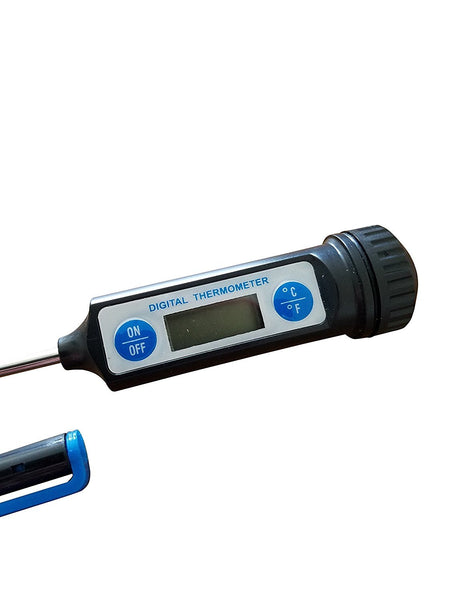 CTE Market Digital Thermometer with Instant Read Extra Long Probe for Safely Cooking Meat, Candy, Water, BBQ, and more. Sold by Viking Lab Supply