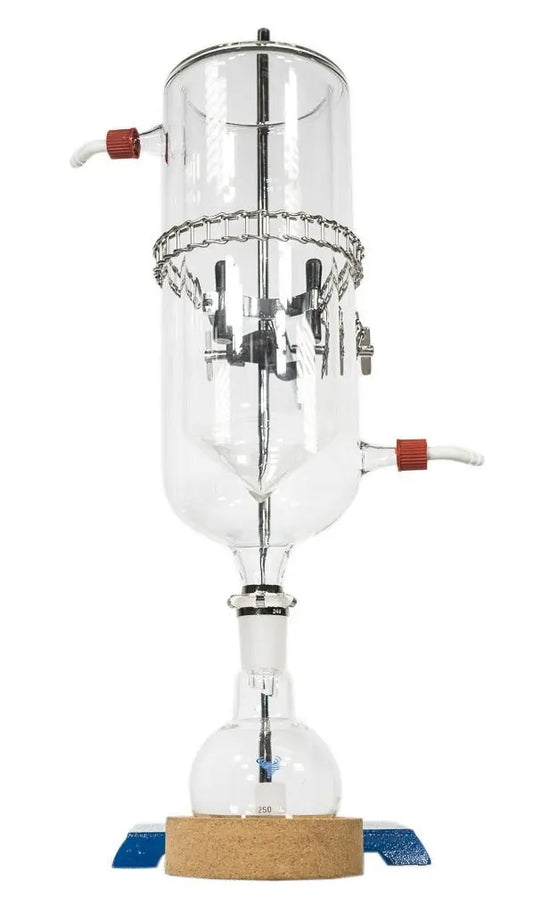 Cold trap for condensing vapors into a liquid or solid Sold by Viking Lab Supply