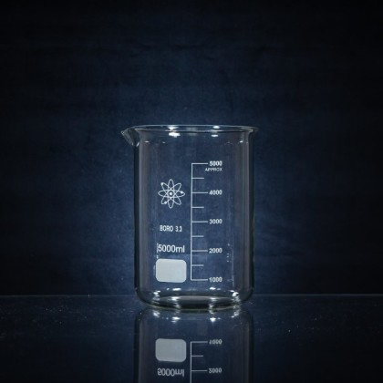 Industrial Strength, 5L capacity Beaker for Laboratory Usage Sold by Viking Labs Supply
